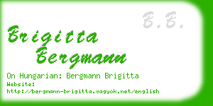 brigitta bergmann business card